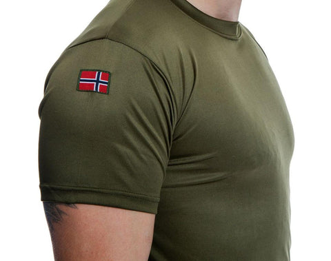 Original - Teknisk t-skjorte - Olivengrønn Milrab AS