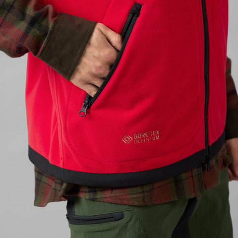 Kamko fleece vest  Brown/Red Outfit International AS
