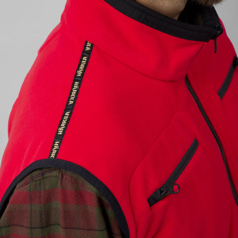 Kamko fleece vest  Brown/Red Outfit International AS