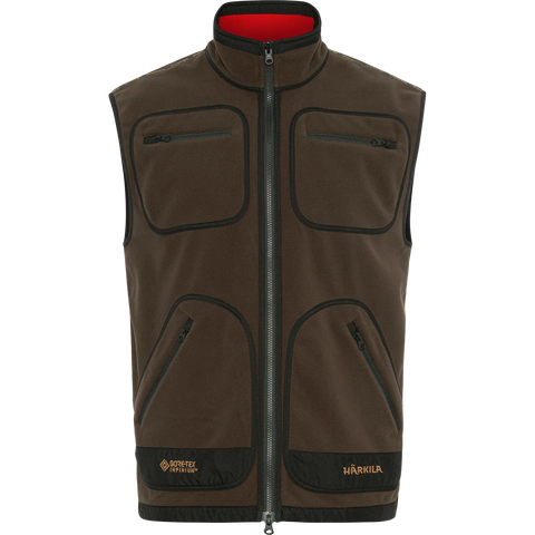 Kamko fleece vest  Brown/Red Outfit International AS