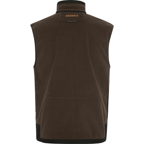 Kamko fleece vest  Brown/Red Outfit International AS