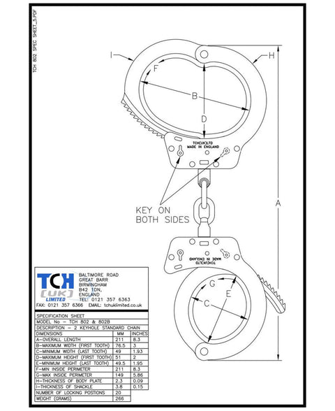 Standard Chain Twin Lock Milrab AS