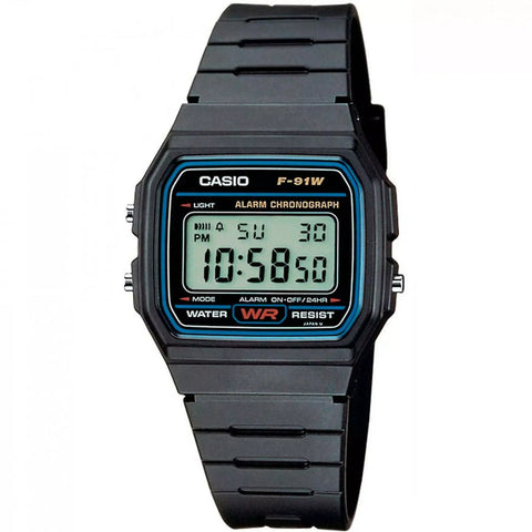 Casio Classic F-91W-1 klokke Casio