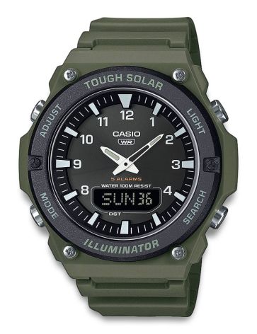 Casio Timeless AQ-S820W-3BVEF mil green Stæhr AS